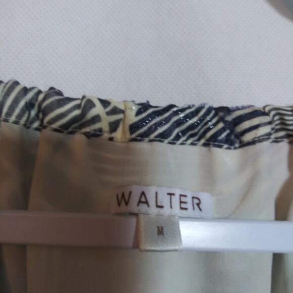 Walter Silk Elegant Floral Print Tank Dress Tropical Vacation Size M - Picture 6 of 9